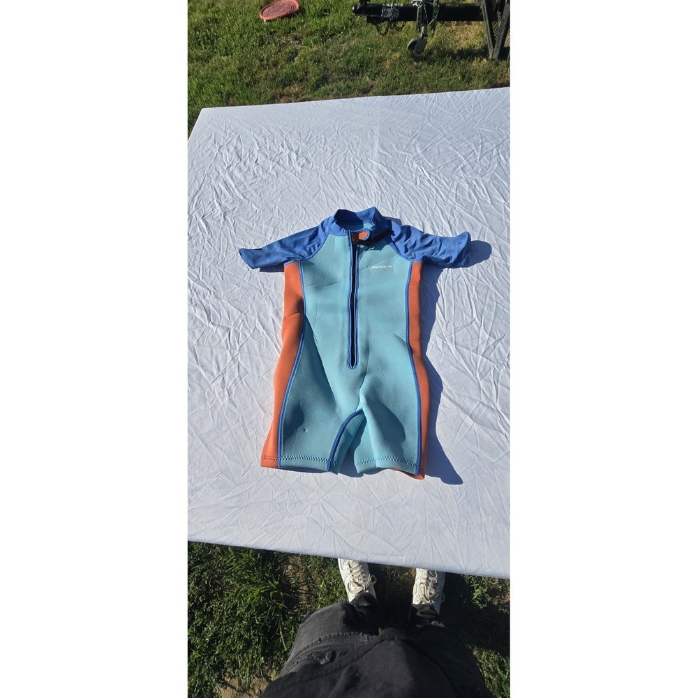 Sporti Kid's UPF 50+ Minnow Short Sleeve Thermal Suit No Size